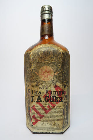 J.A. Gilka Berliner Kümmel - c. 1911 (42%, 99cl)