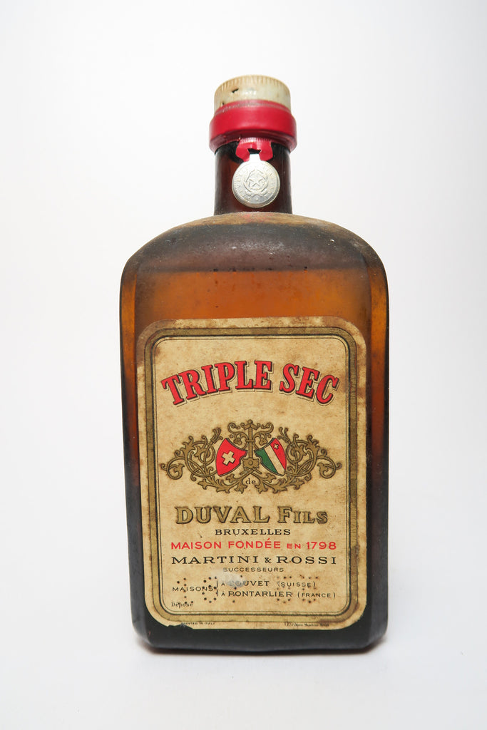 Martini & Rossi Duval Fils Triple Sec - 1949-59 (40%, 75cl)