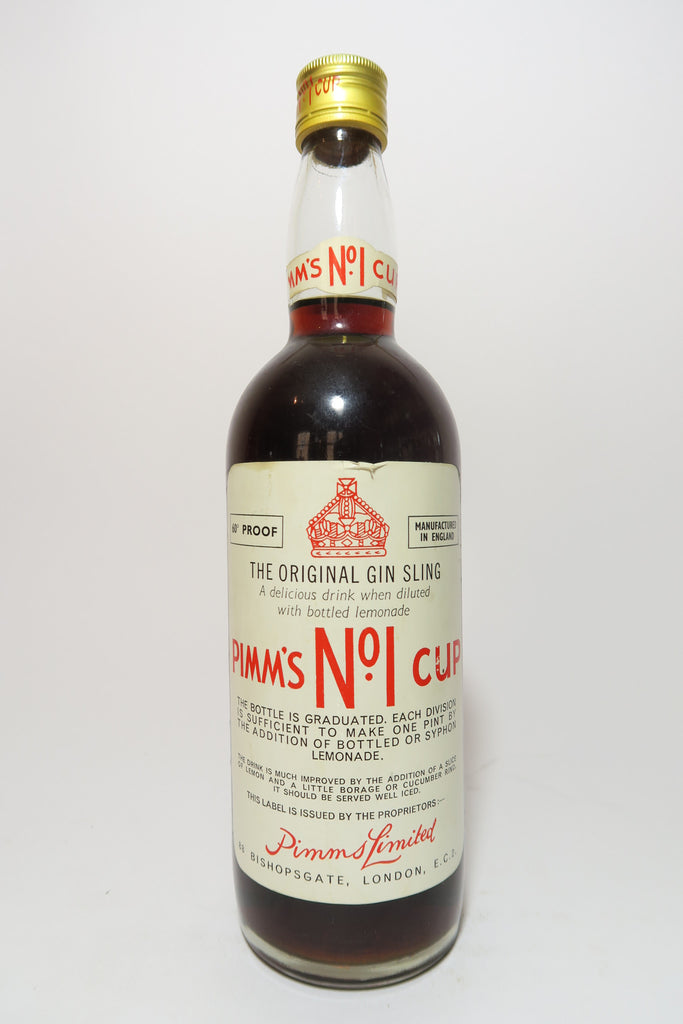 Pimm's No. 1 (Gin) Cup - 1960s (34%, 75cl)