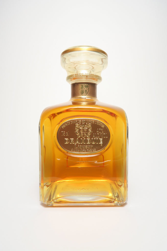 Drambuie in Square Clear Glass Decanter - 1980s (40%, 75cl)