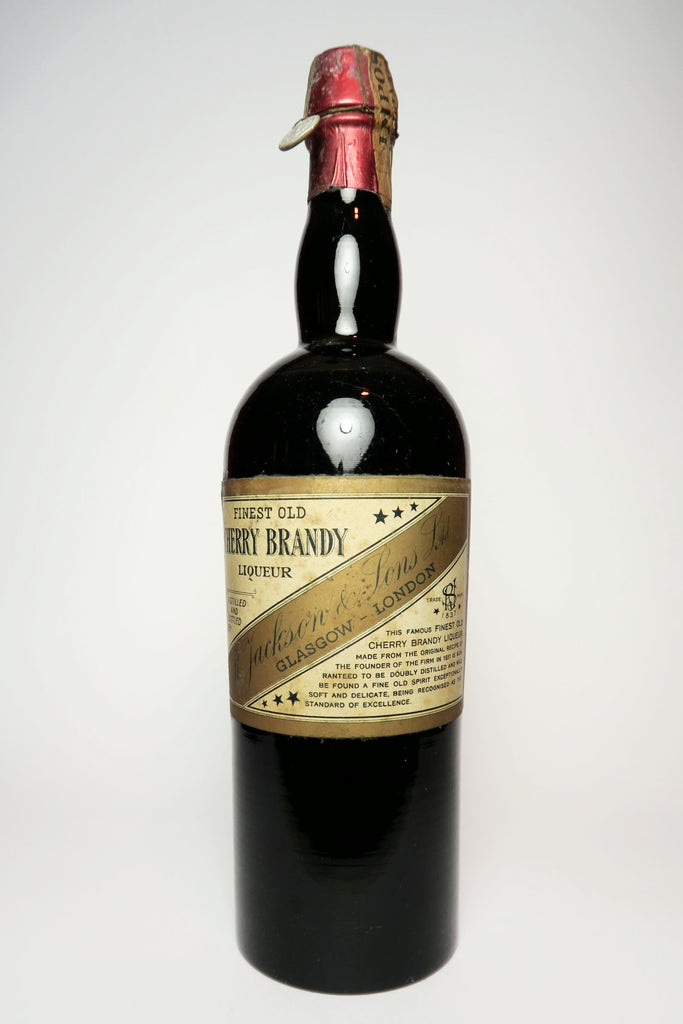 Jackson & Sons Finest Old Cherry Brandy Liqueur - 1933-44 (45%, 100cl)