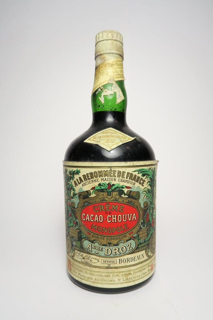 Droz Crème de Cacao-Chouva - 1950s (25%, 75cl)