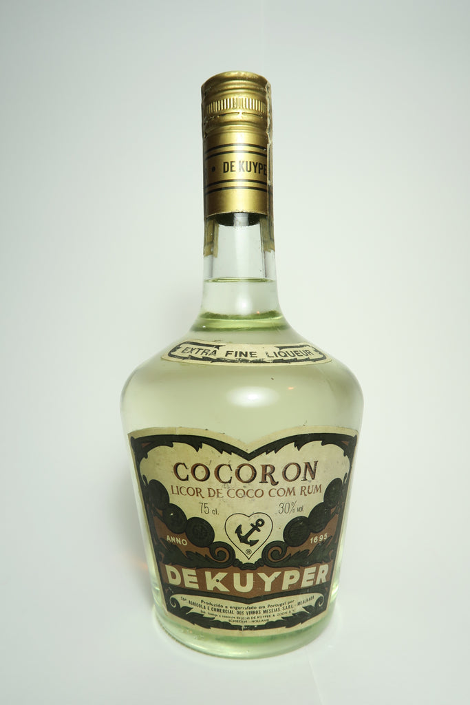 DeKuyper Cocoron Rum Coconut Liqueur - 1970s (30%, 75cl)