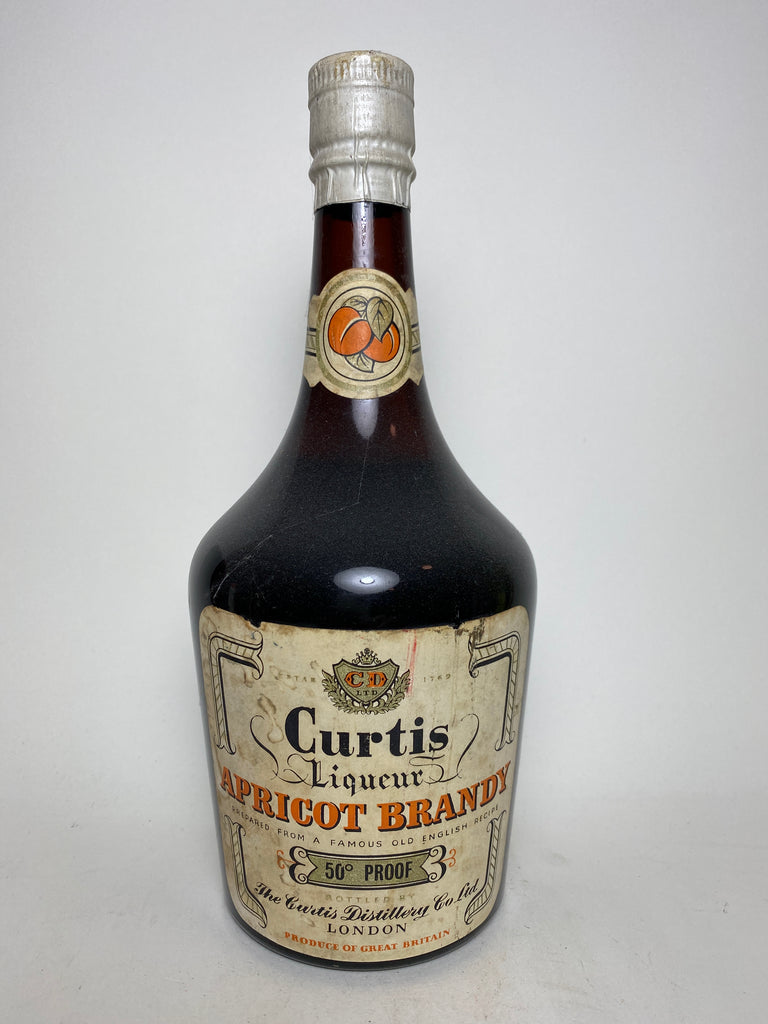 Curtis Liqueur Apricot Brandy - 1960s (28.6%, 75cl)