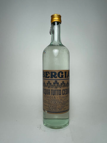Bergia Acqua Tutto Cedro - 1949-59 (25%, 100cl)