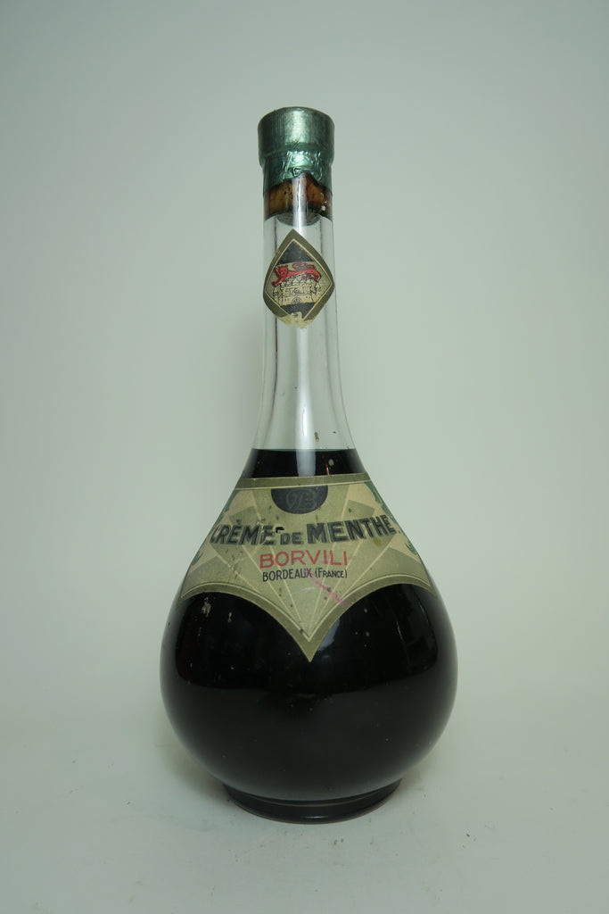 Borvili Crème de Menthe - 1940s (ABV Not Stated, 70cl)