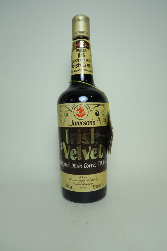 Jameson's Irish Velvet Original Liqueur Irish Coffee Maker - 1980s (19%, 70cl)