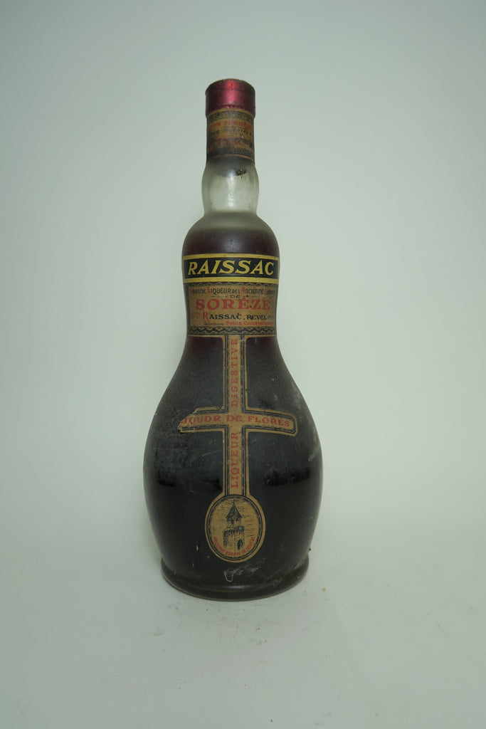 Raissac Grande Liqueur de l'Ancienne Abbaye de Sorèze - 1950s (ABV Not Stated, 75cl)