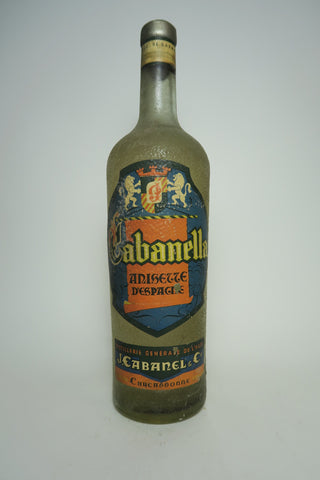 J. Cabanel Cabanella Anisette d'Espagne - 1950s (ABV Not Stated, 100cl)