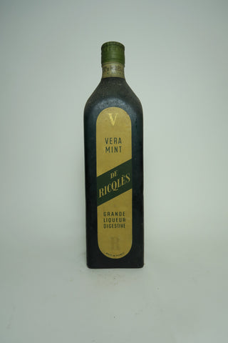 de Ricqlès Vera Mint Grande Liqueur Digestive - 1950s (Not Stated, 70cl)
