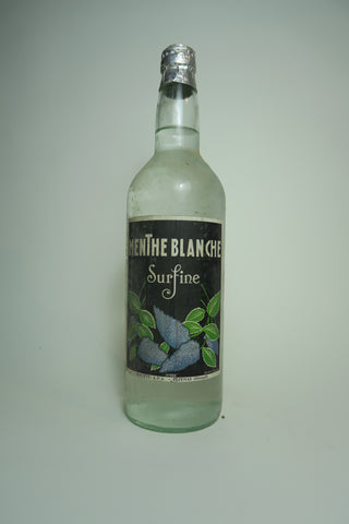 Menthe Blanche Surfine - 1950s (ABV Not Stated, 100cl)