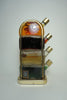 Garnier Liqueurs Flacon Quadrille Stacking Set  (Liqueur d'Or - Abricotine - Triple Sec - Prunelle), 1950s (Various ABV, c. 100cl)
