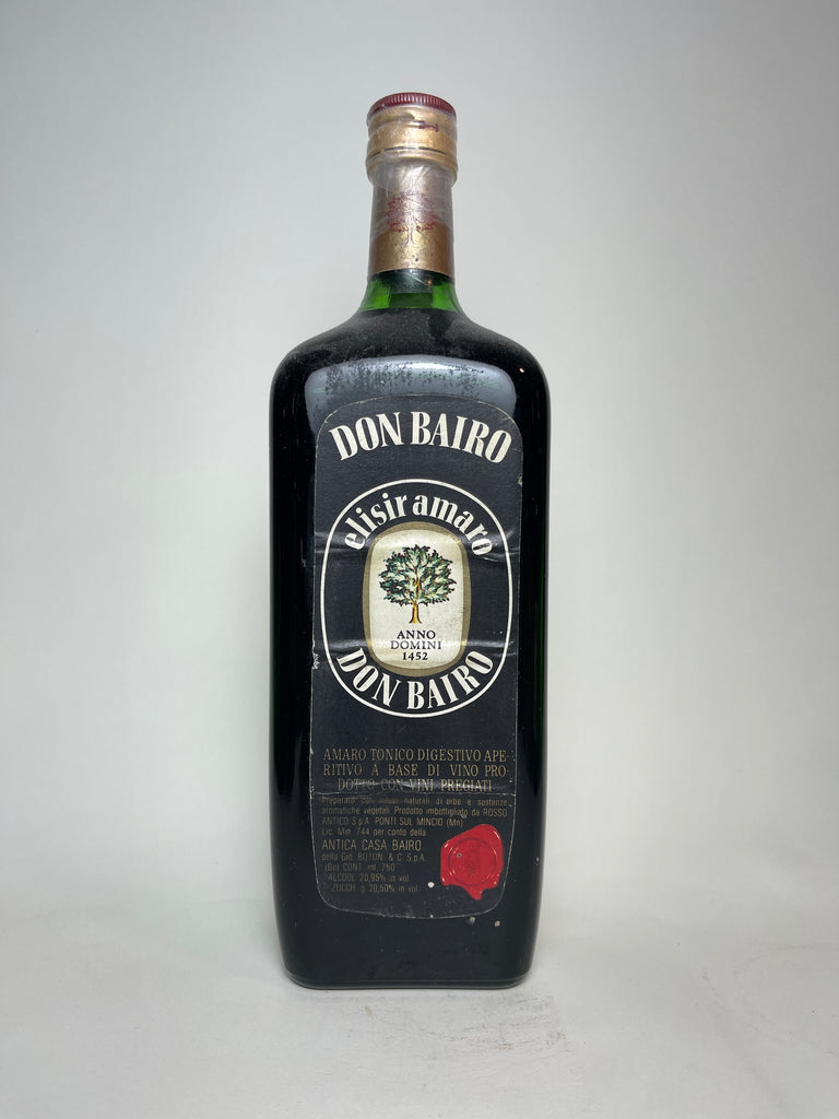 Don Bairo Elisir Amaro - 1960s (20.95%, 75cl)