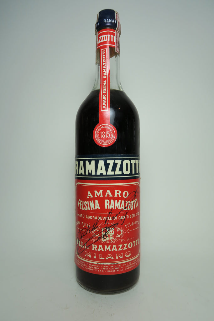 Ramazzotti Felsina Amaro - 1960s (30%, 100cl)