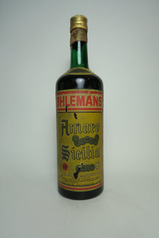 Bhlemans Amaro di Sicilia - 1960s (ABV Not Stated, 100cl)