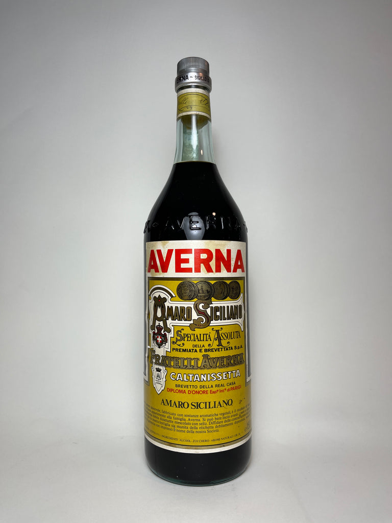 Averna Amaro Siciliano - 1970s Spirits 150cl) Old Company – (34