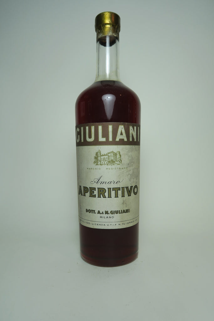A. & M. Giuliani Amaro Aperitivo - 1950s (25%, 100cl)