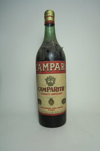 Camparitif Vermouth-Americano - 1930s (ABV Not Stated, 100cl)