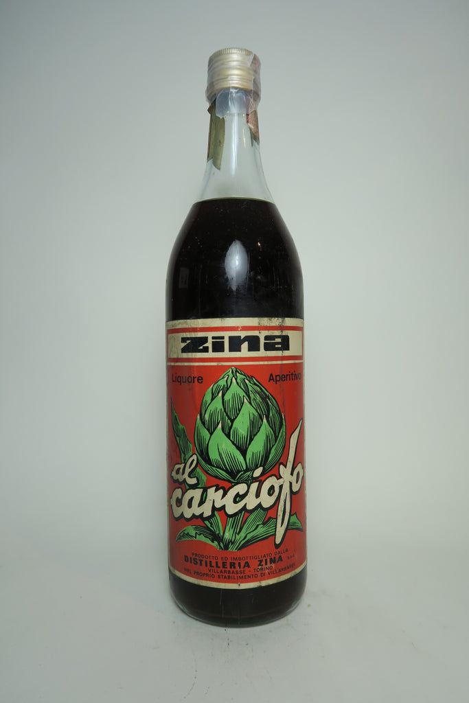 Zina Liquore Aperitivo al Carciofi - 1960s (17%, 100cl)