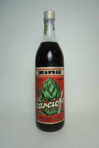 Zina Liquore Aperitivo al Carciofi - 1960s (17%, 100cl)