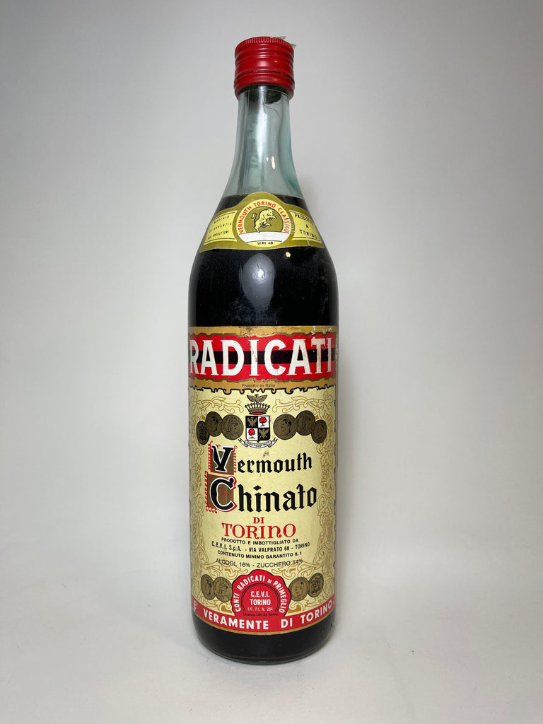 Radicati Vermouth Chinato di Torino - 1970s (16%, 100cl)