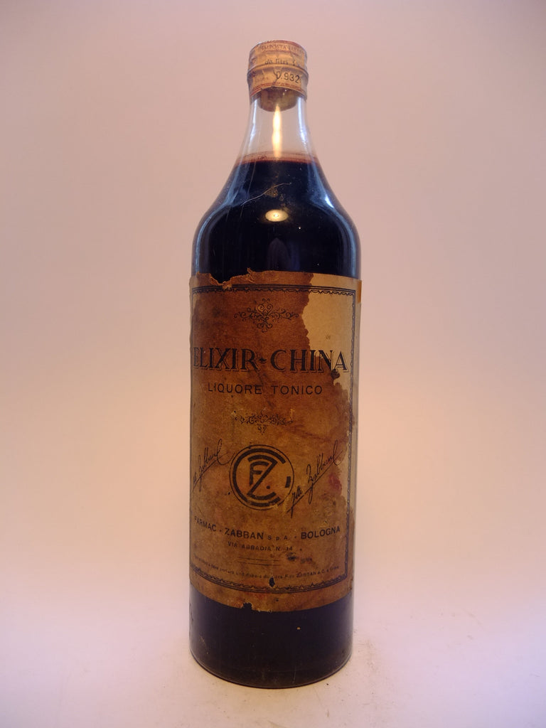 Farmac Zabban Elixir China Liquore Tonico - 1960s	(??%, 100cl)