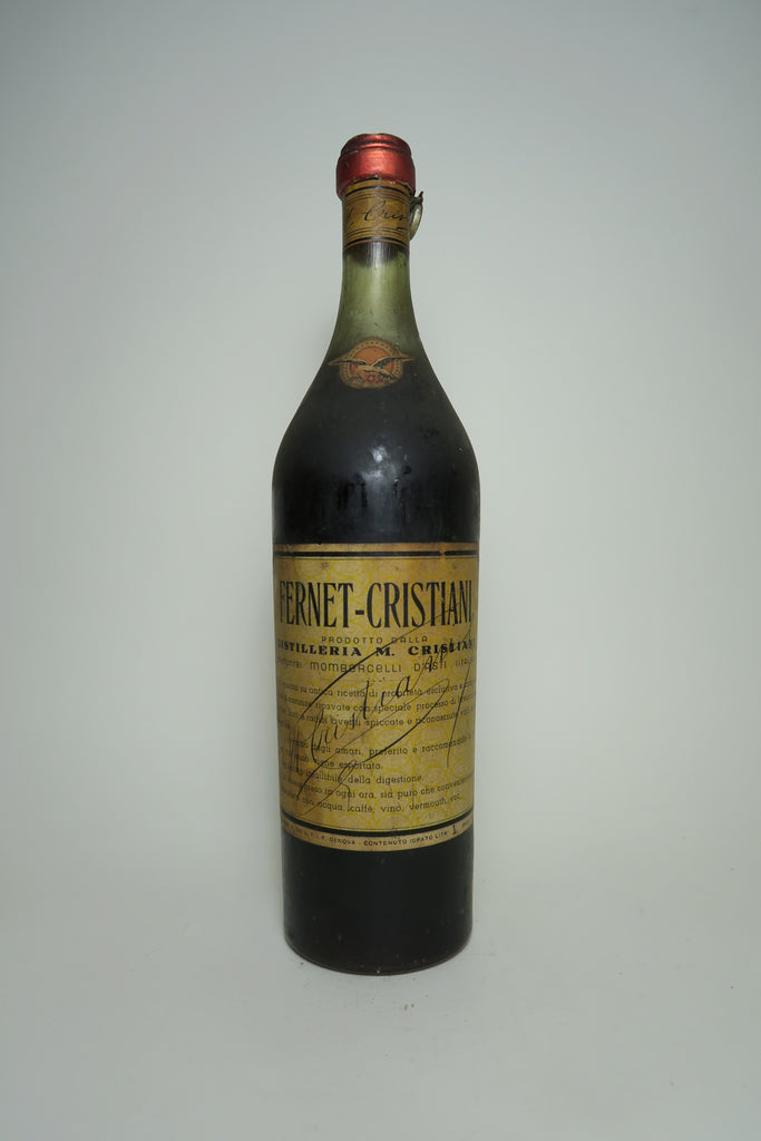Fernet Cristiani - 1949-59 (45%, 100cl)