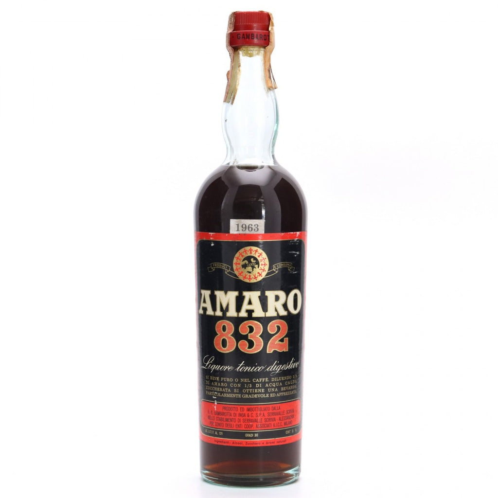 Gambarotta Amaro 832 - 1960s (30%, 75cl)