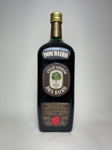 Don Bairo Elisir Amaro - 1980s (20.20%, 75cl)