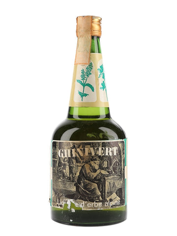 Ghinivert Liquore d'erbe alpine - 1970s (45%, 75cl)
