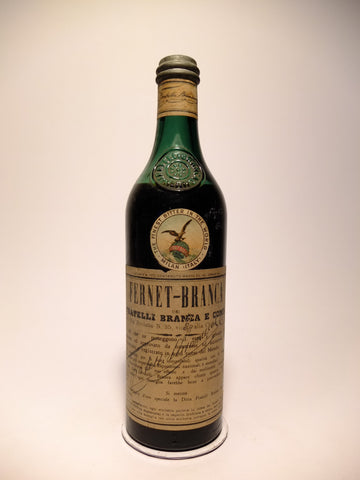 Fernet-Branca - 1950s (40%,	45cl)