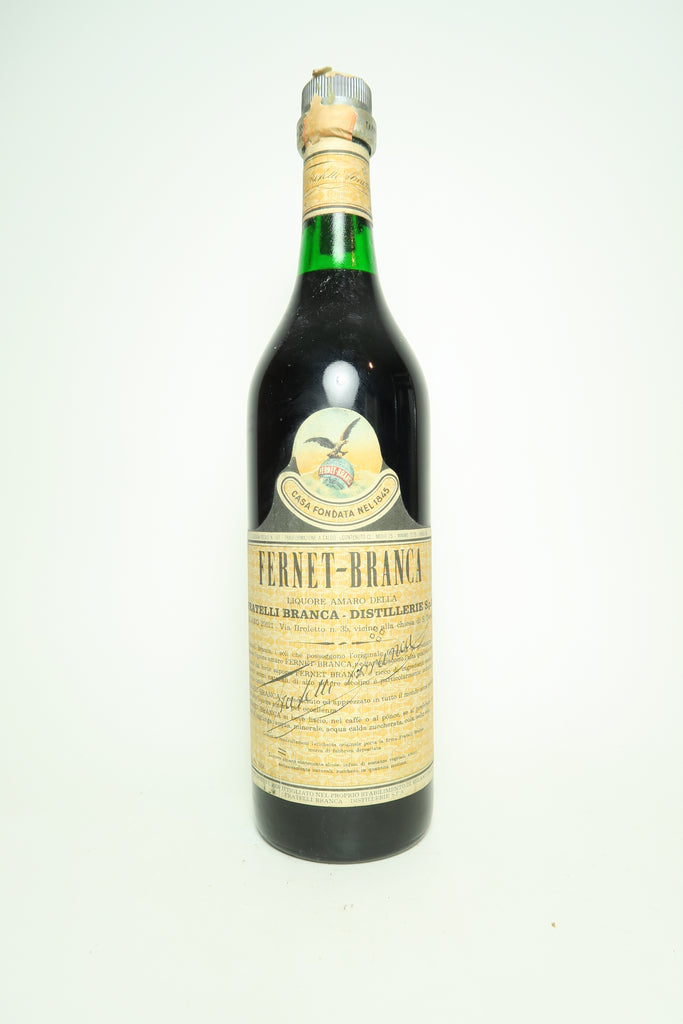 Fernet Branca - 1960s, (45%, 75cl)