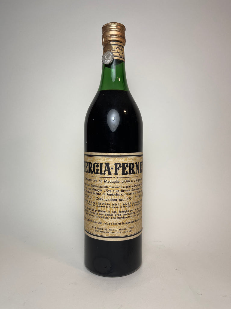 Fernet Bergia - 1949-59 (42%, 100cl)
