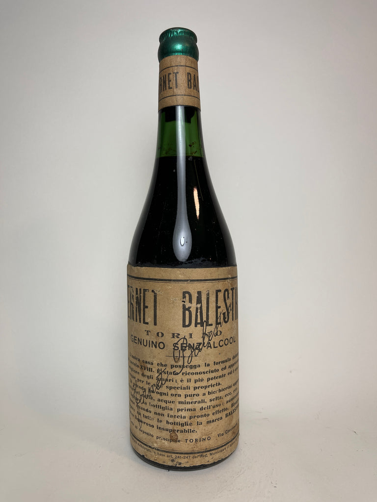 Fernet Balestra - 1940s (0%, 75cl)
