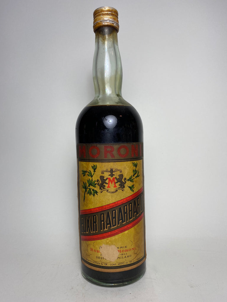 Roberto Moroni Elixir Rabarbaro - 1960s (16%, 100cl)