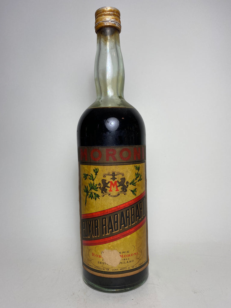 Roberto Moroni Elixir Rabarbaro - 1960s, (16%, 100cl)