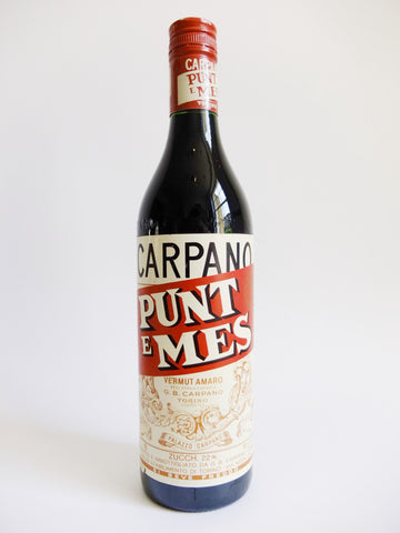 Carpano 'Punt e Mes' Vermut Amaro - 1970s (16.3%, 100cl)