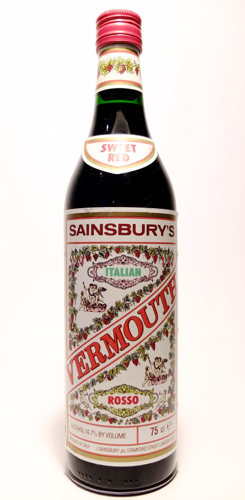 Sainsbury Italian Red Vermouth - 1980s (14.7%, 75cl)
