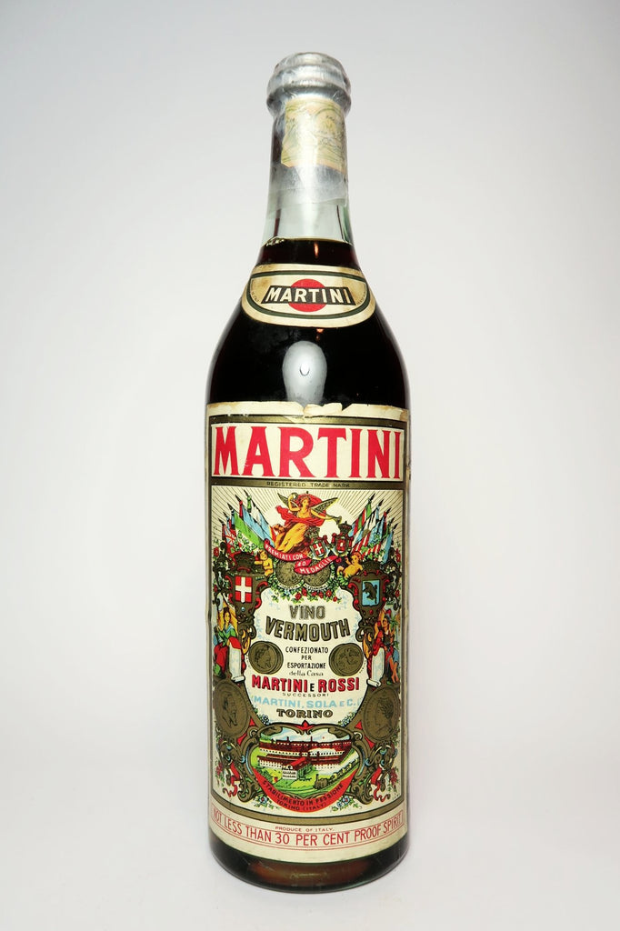 Martini & Rossi Red Vermouth - 1950s (16%, 100cl)