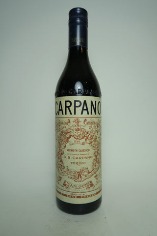 Carpano Vermouth Classico - 1970s (16.3%, 75cl)