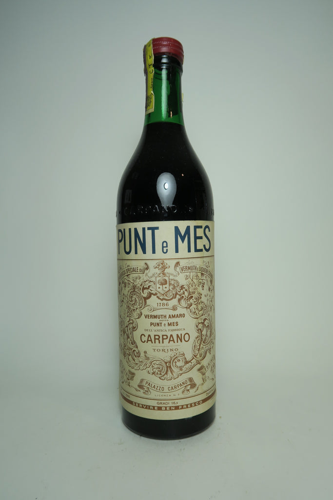 Carpano 'Punt e Mes' Vermuth Amaro - 1960s (16.5%, 100cl)