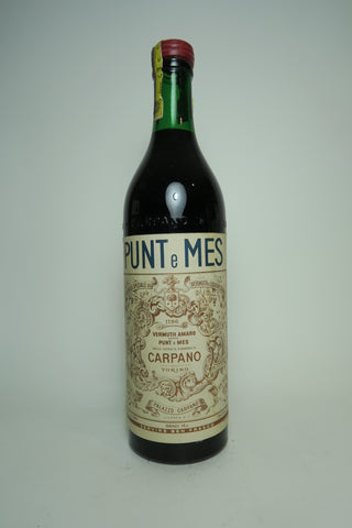 Carpano 'Punt e Mes' Vermuth Amaro - 1960s (16.5%, 100cl)