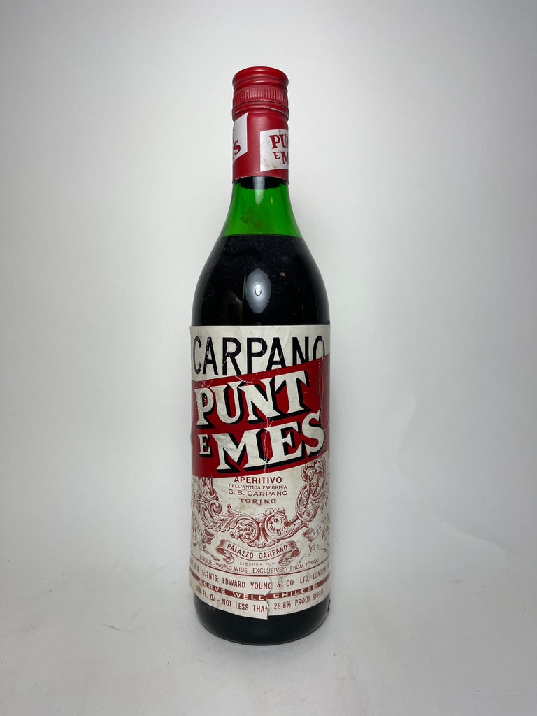 Carpano 'Punt e Mes' Vermut Amaro - 1970s (ABV Not Stated, 100cl)
