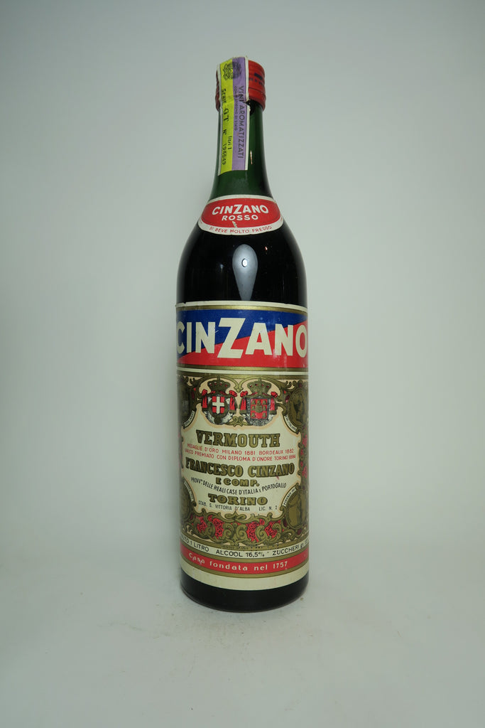 Cinzano Sweet Red Vermouth - 1960s (17%, 100cl)