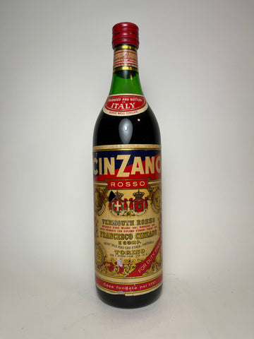 Cinzano Sweet Red Vermouth - 1970s (ABV Not Stated, 100cl)