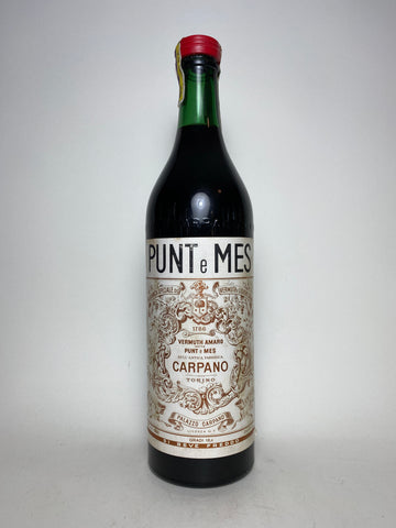 Carpano 'Punt e Mes' Vermuth Amaro - 1960s (16.5%, 100cl)