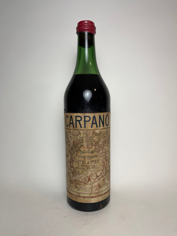 Carpano Punt e Mes Vermuth Amaro - Dated 1949 (ABV Not Stated, 100cl)