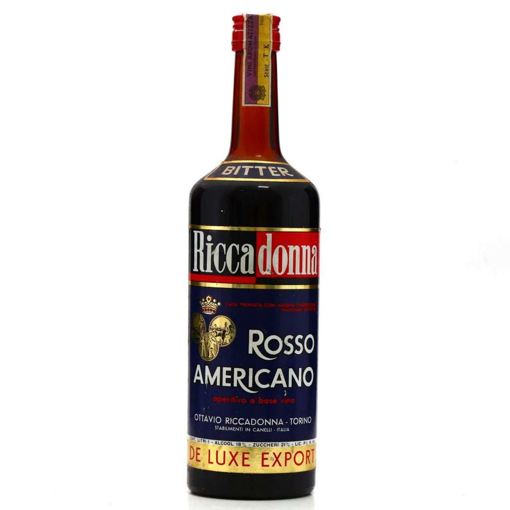 Riccadonna Bitter Rosso Americano - 1960s (18%, 100cl)