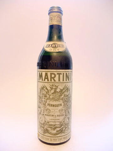 Martini & Rossi Dry White Vermouth - 1950s (17%, 100cl)