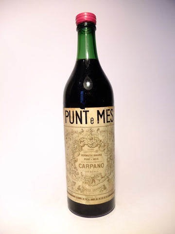 Carpano 'Punt e Mes' Vermuth Amaro - 1960s (16.5%, 100cl)